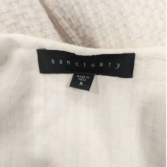 Revolve Sanctuary Maya Light Dune Boho Embroidered Mini Dress Small - Picture 6 of 6